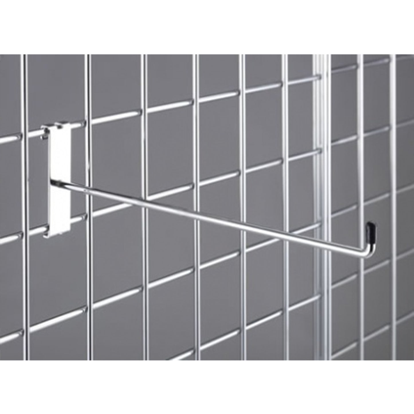 Grid Mesh Hooks Single Prong Shop Display
