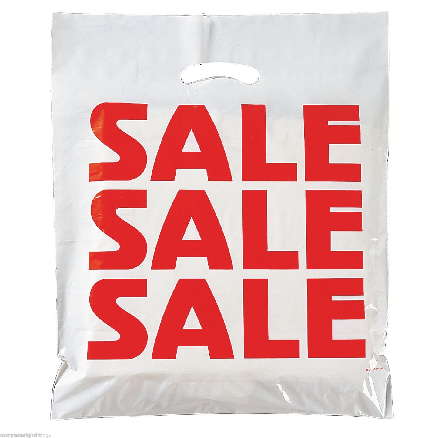 Sale Sale Sale Printed Plastic Carrier Bags-100