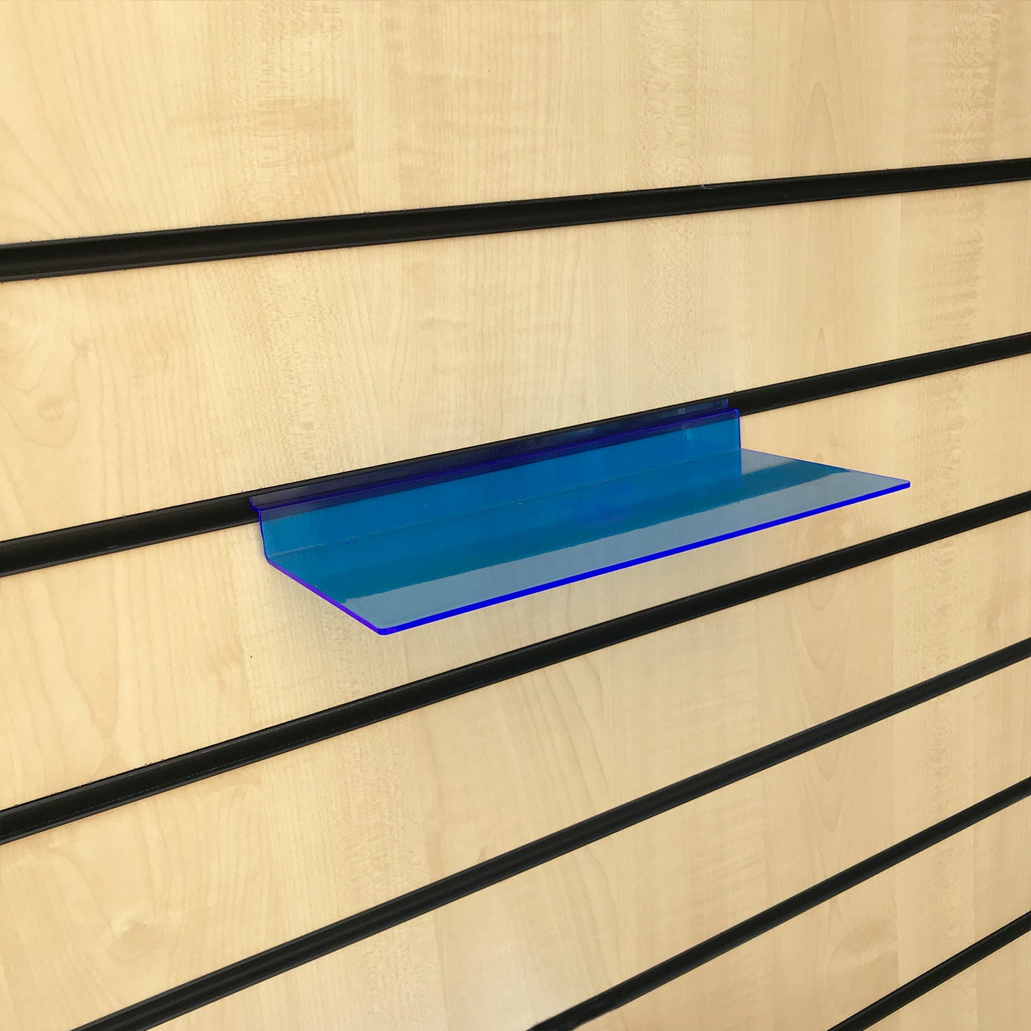 Slatwall Slat Board Display Shelves - Multiple Sizes and Packs for Shoes and Bags