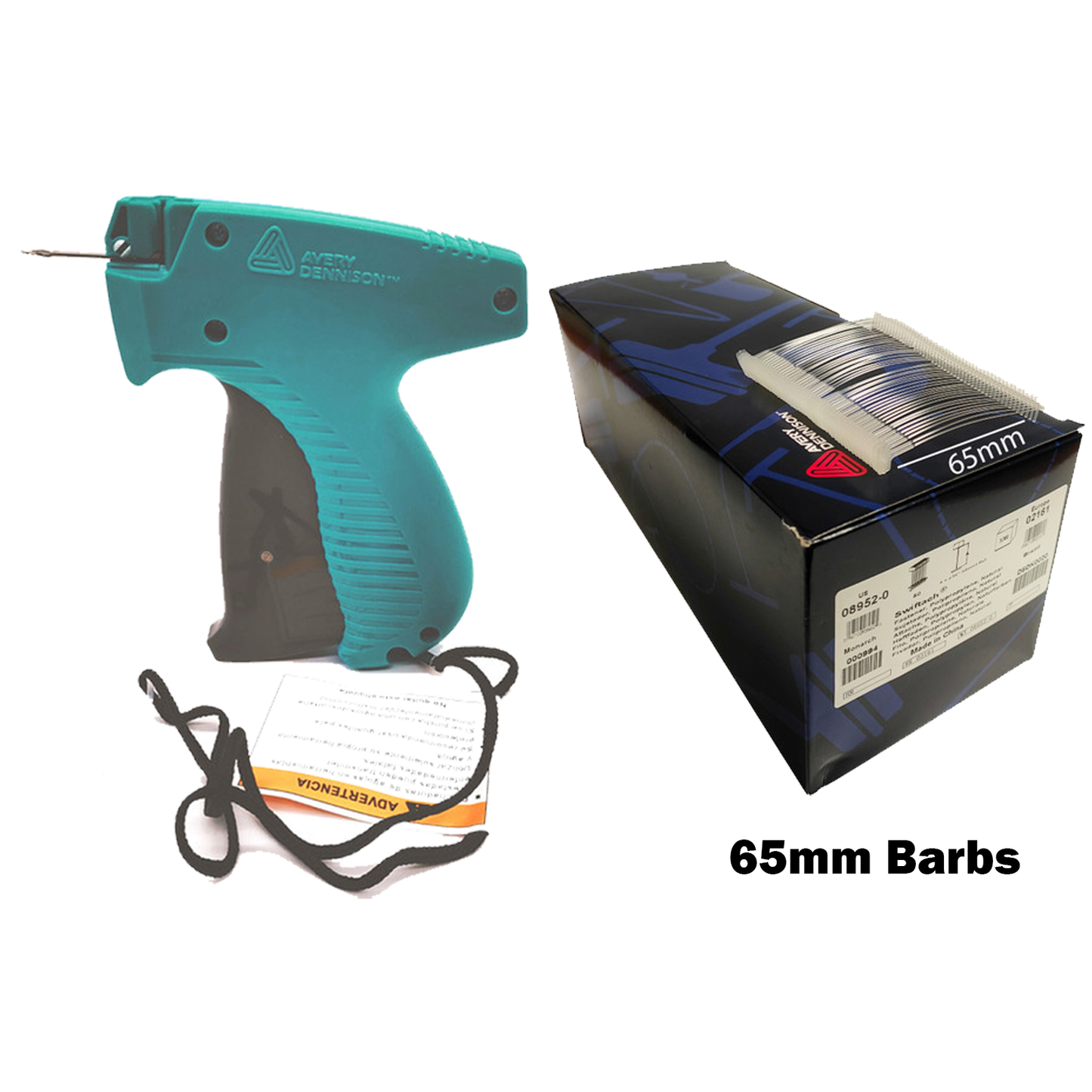 Avery Dennison Tagging Gun Set With Barbs & Needles