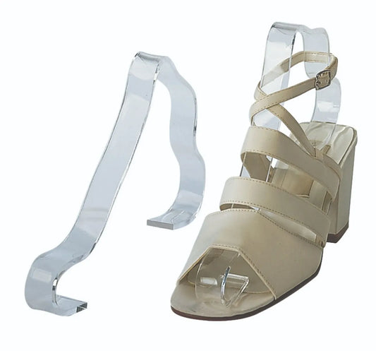 Acrylic Sandal Shaper Shoe Display Stand-Pair