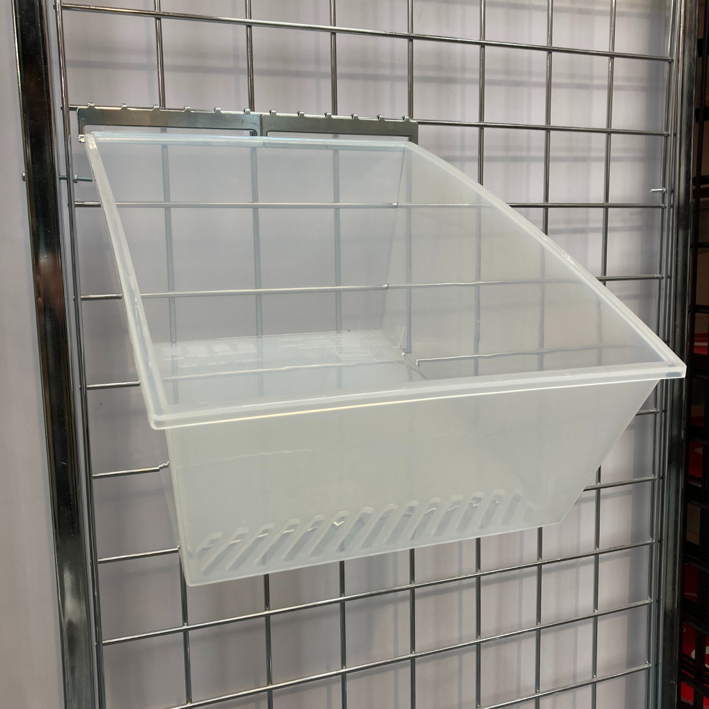Crate Box Storage Box Grid Mesh Shelf Box Gridwall Mesh Display