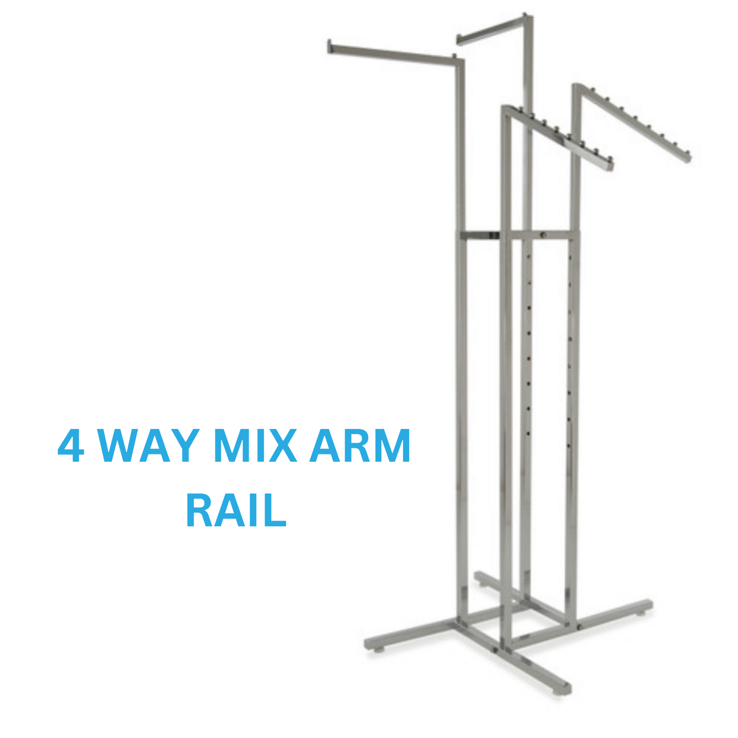Heavy Duty Fashion Rails 4 / 2 Way, Spiral, Circular Rail, 1 Or 2 Tier Hat Stand