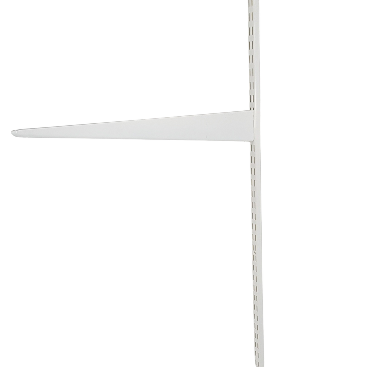 White Twin Slot Bracket