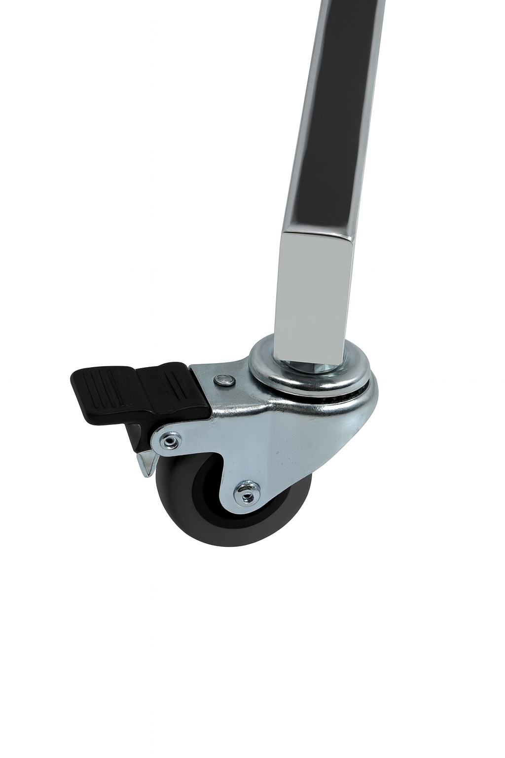 Chrome Tie And Belt Rail With Wheels