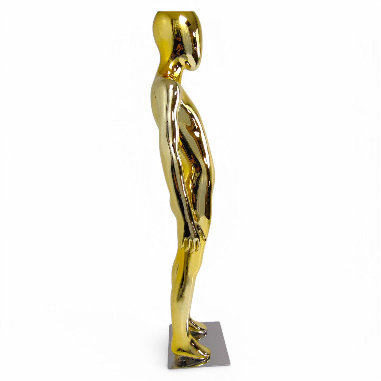 Child Gold Mannequin: Eco-Friendly Design with Rotatable Arms for Retail Display