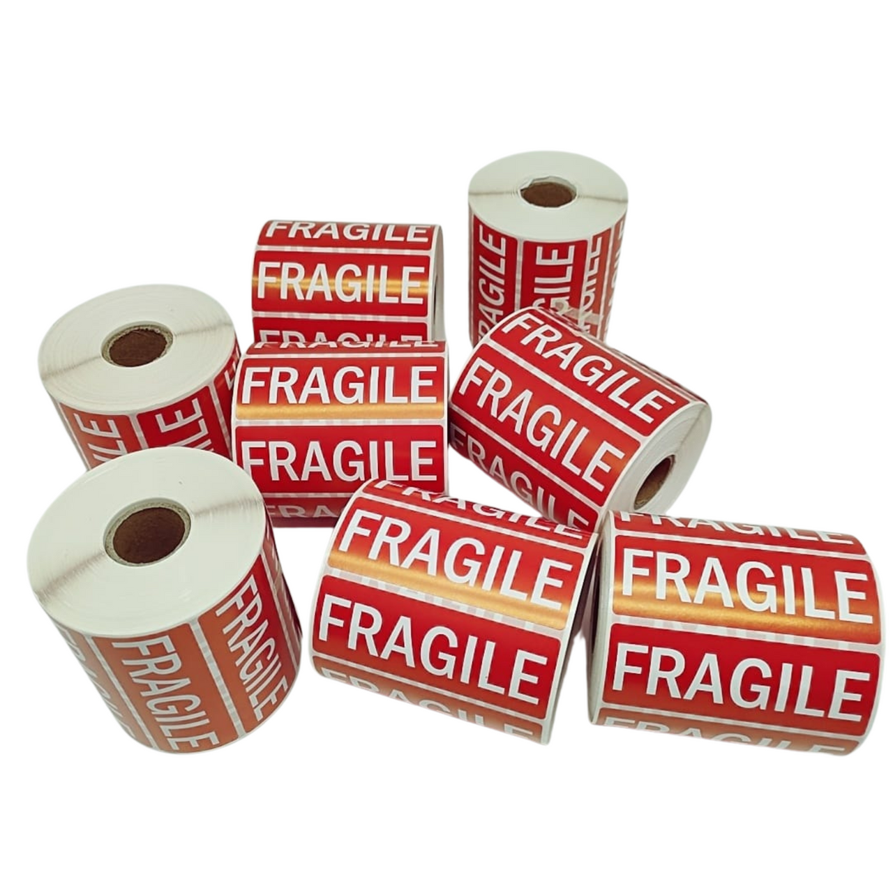 New Fragile Parcel Labels Postage Stickers - 89 x 32mm Permanent Self Adhesive