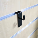Black Slatwall Hooks Accessory Single Prong Shop Display