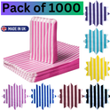 1000x  Candy Stripe Paper Bags