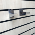 Wooden Shelf Brackets (Pair) For Slatwall Shop Fittings Heavy Duty In Chrome