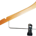 100x 35cm Wooden Baby Toddler Children's Kids Wooden Clothes Coat Hangers With Trouser Skirt Clips