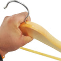 100x 45cm Wooden Suit Hangers With Broad Ends And Trouser Bar Extra Heavy Duty