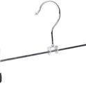 100x Metal Clip Coat Hangers, 30cm Clothes Hangers For Trousers & Skirts