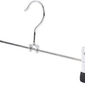 100x Metal Clip Coat Hangers, 30cm Clothes Hangers For Trousers & Skirts