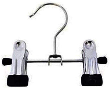 12cm Stainless Steel Hangers, Portable Laundry Hook Boot Clips, Clothing Hanger Holder, For Pants, Shoes, Towel, Socks