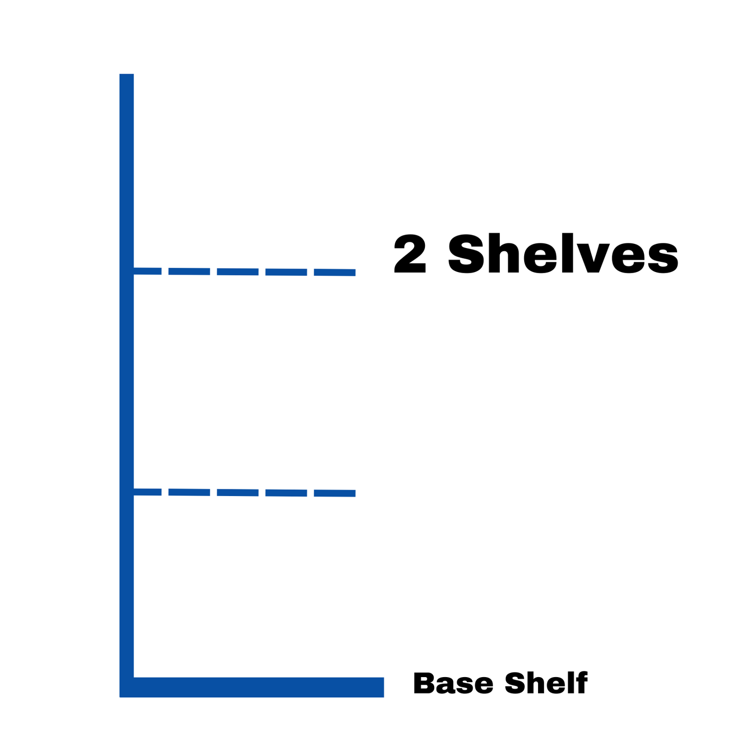 Retail Wall Shelving - H160cm x W80cm