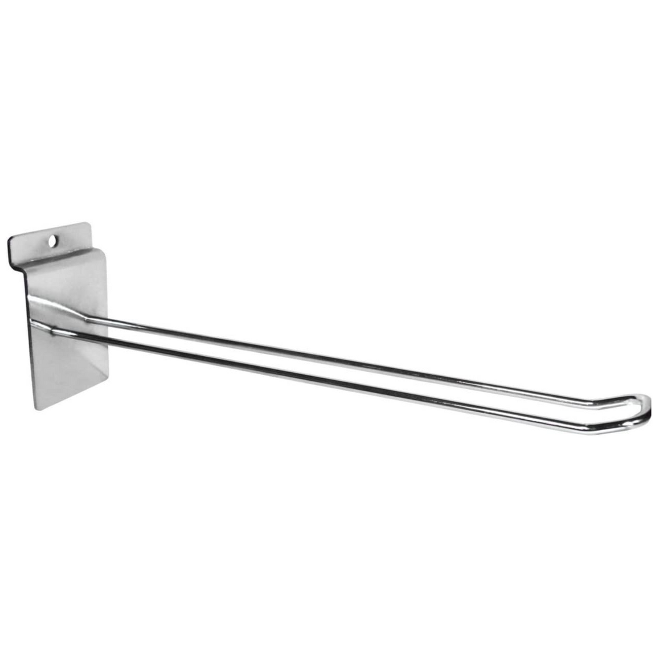 10" Slatwall Euro Hooks Accessory Single Prong Shop Display (10 Inch)