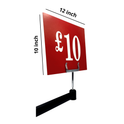 Red Display Cards Signs - £10