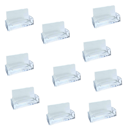 10 Acrylic Desktop Business Card Display Counter Dispenser Holder Stands