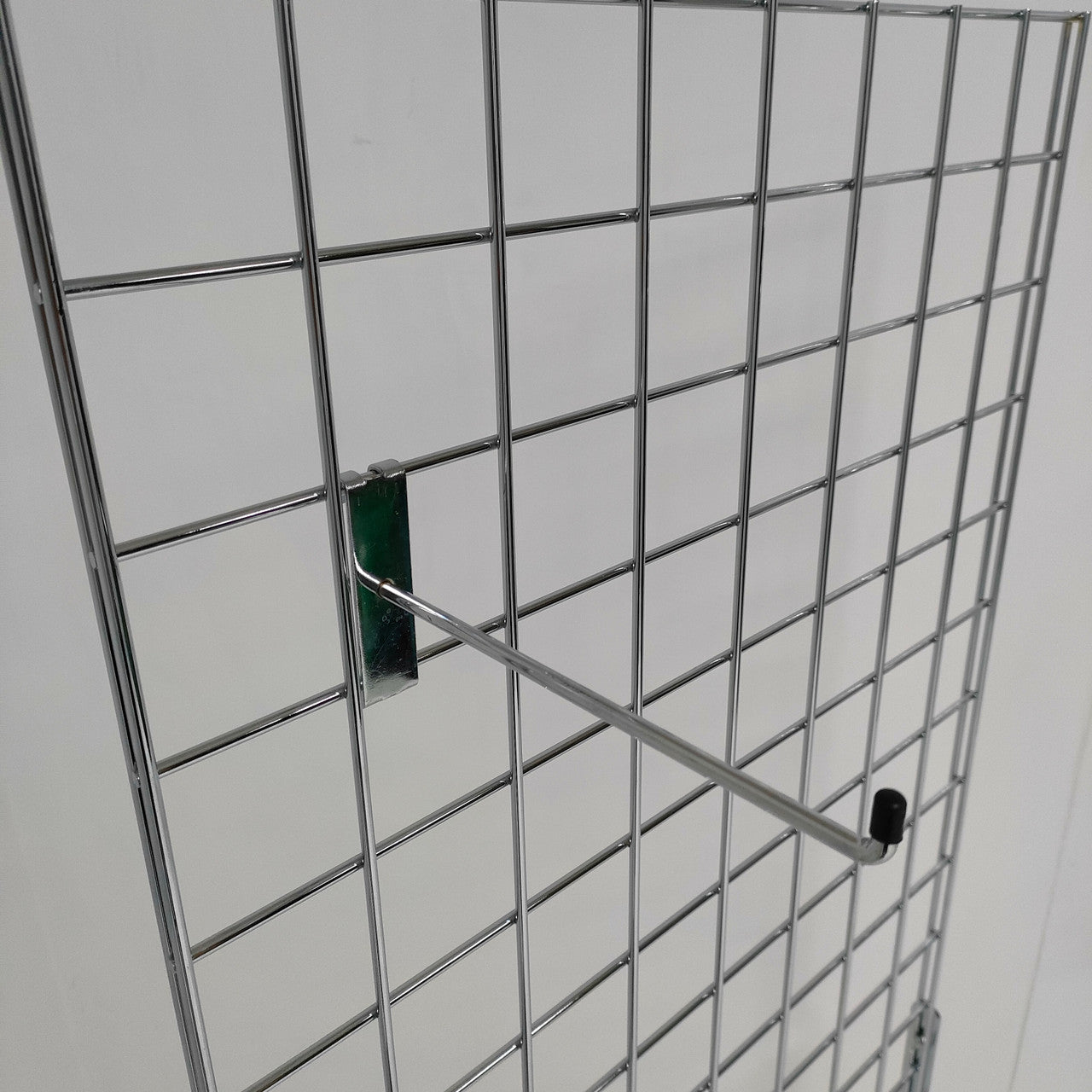 10 Inch Grid mesh Hooks Single Prong Shop Display