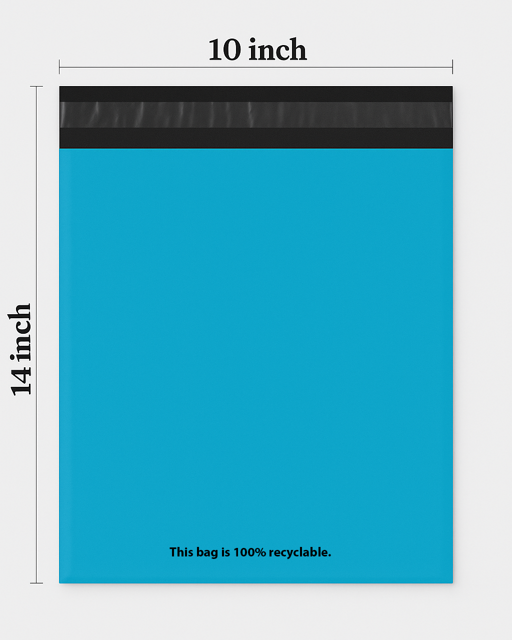 100x Blue Mailing Bags