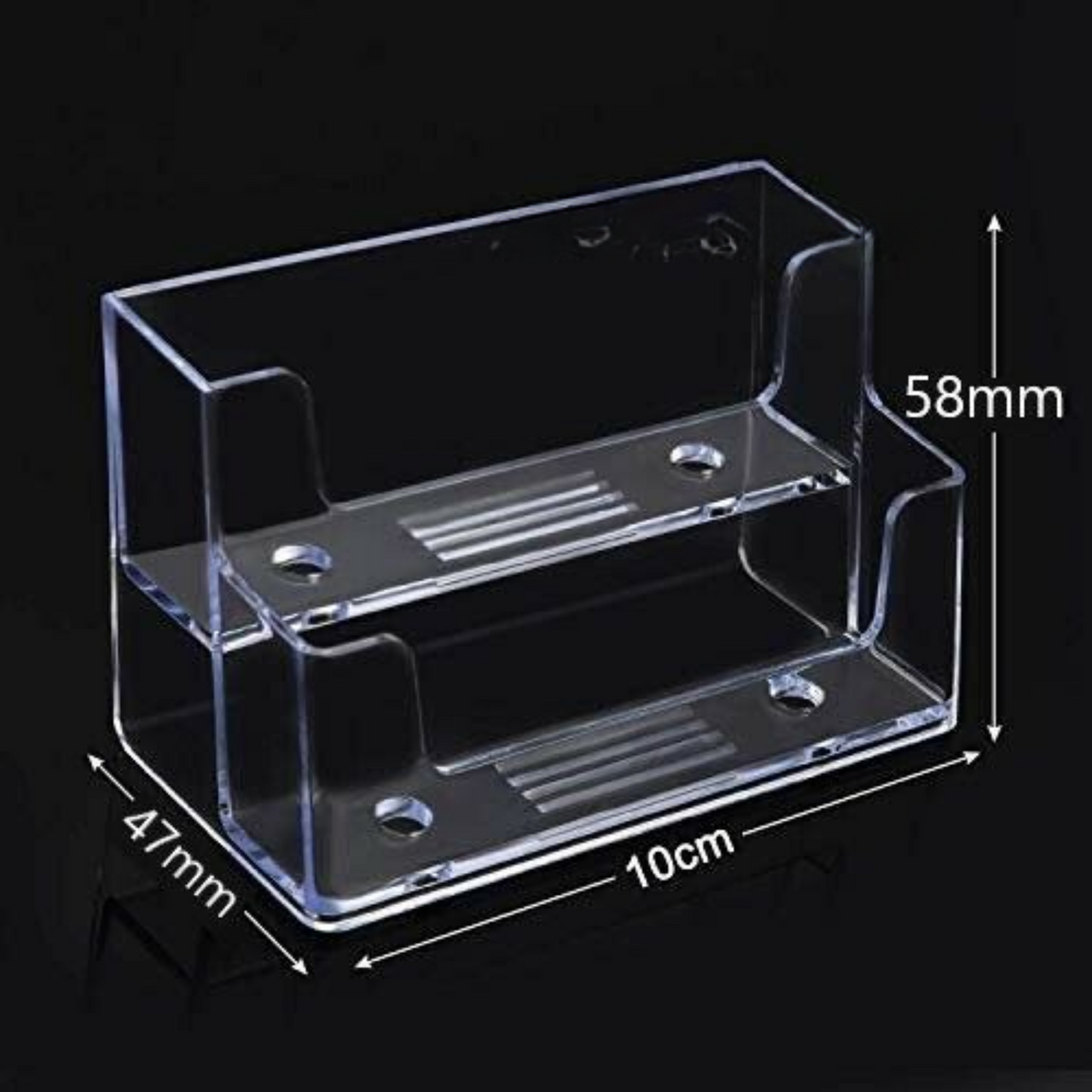 2 Tier Landscape Business Card Holder