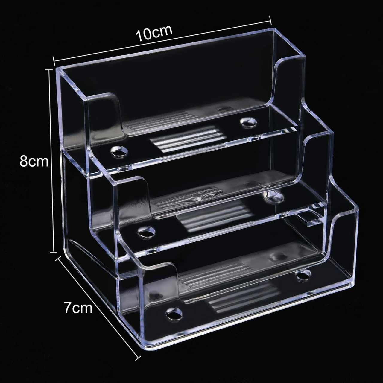 3 Tier Landscape Business Card Holder