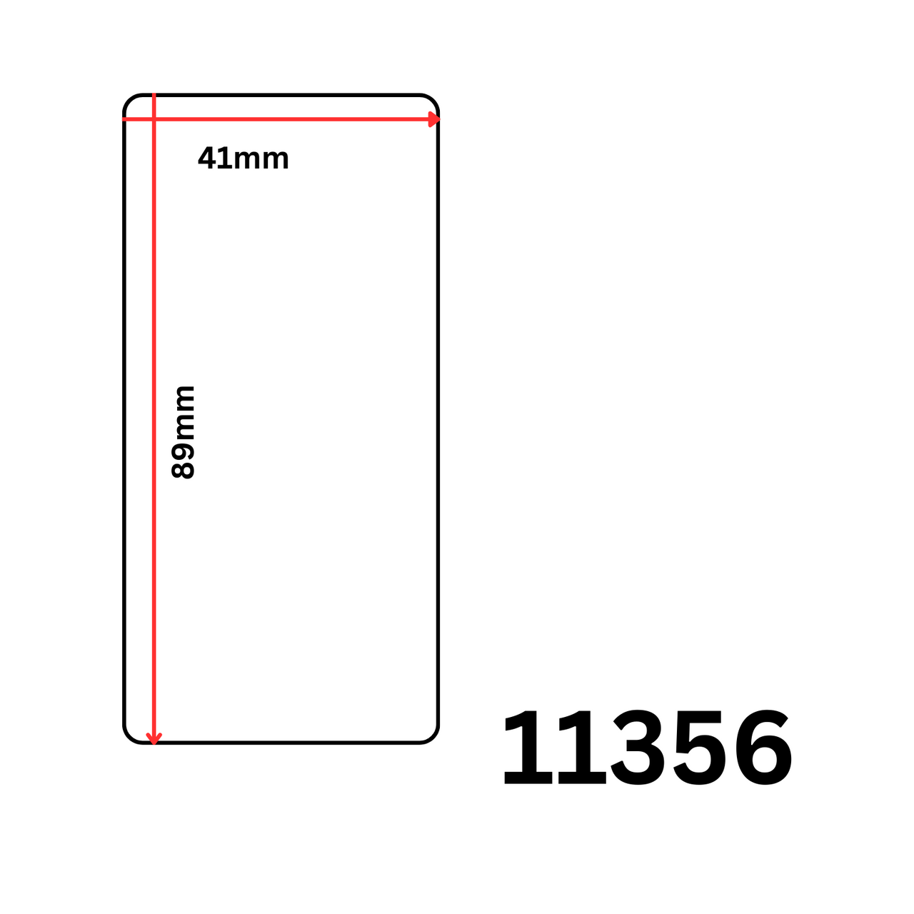 Compatible Dymo Thermal Label - 11356
