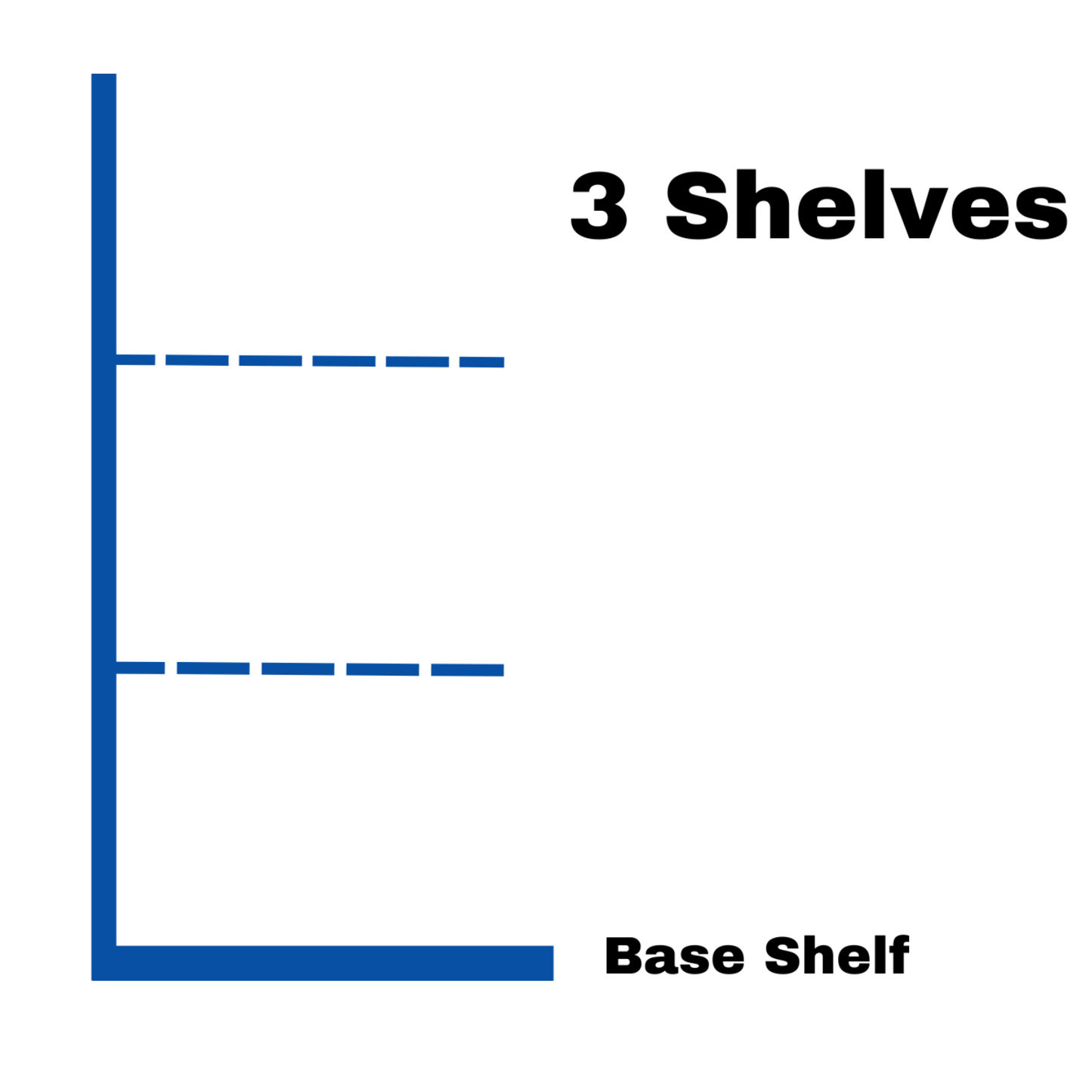 Retail Wall Shelving - H160cm x W100cm