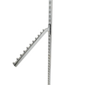 Twin Slot Fashion System 11 Ball Waterfall Sloping Hanging Arm