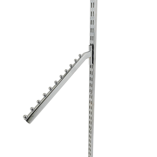 Twin Slot Fashion System 11 Ball Waterfall Sloping Hanging Arm
