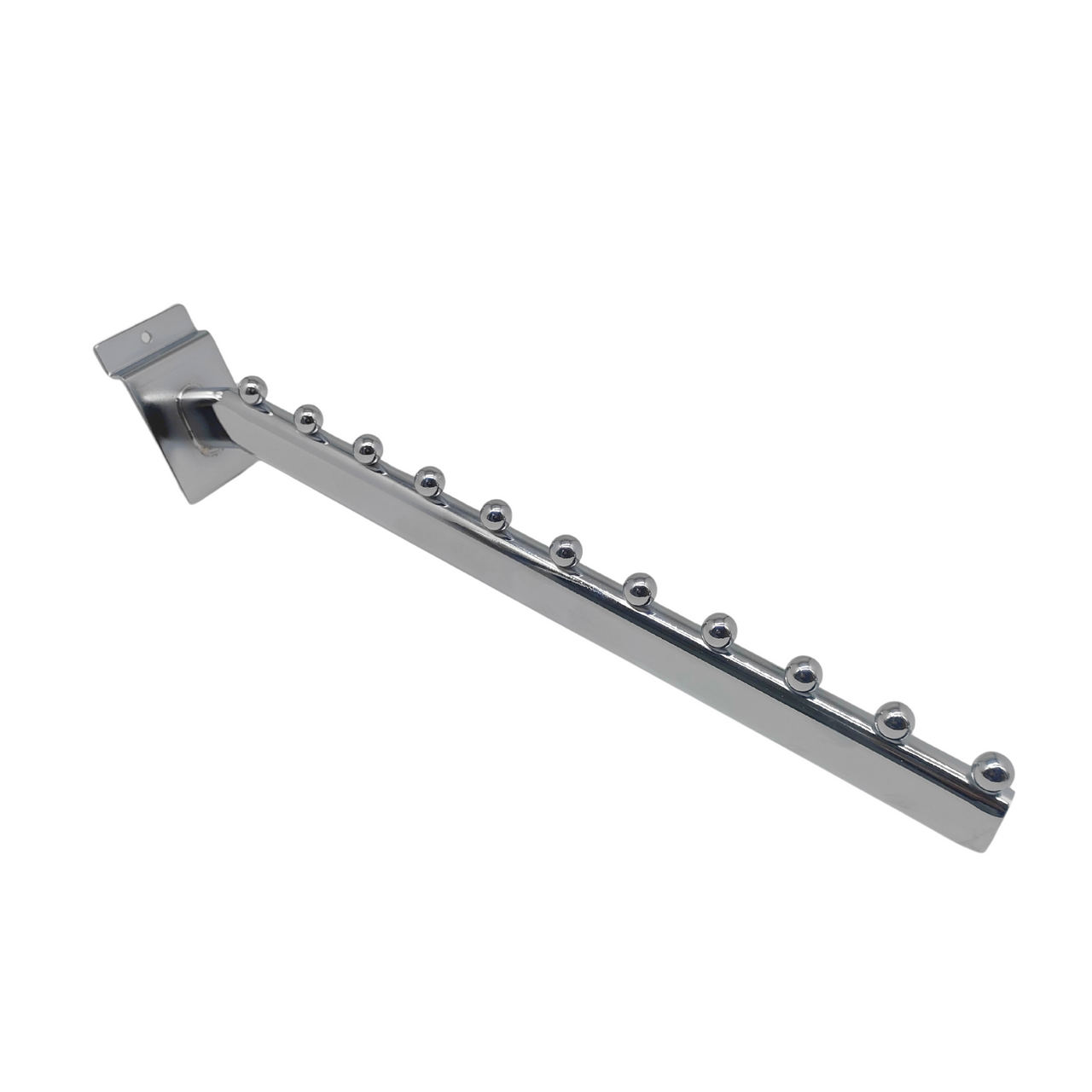 New 11 Ball Waterfall Sloping Display Arm For Slatwall