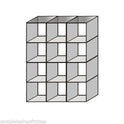 New Toughen Glass Cube Display Set Counter Top Or Free Standing Displays Size 12-A