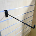 Black Slatwall Hooks Accessory Single Prong Shop Display