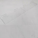 Acrylic Slatwall Shelves for Displaying Mobile Phones Accessories - 120cm Slatboard