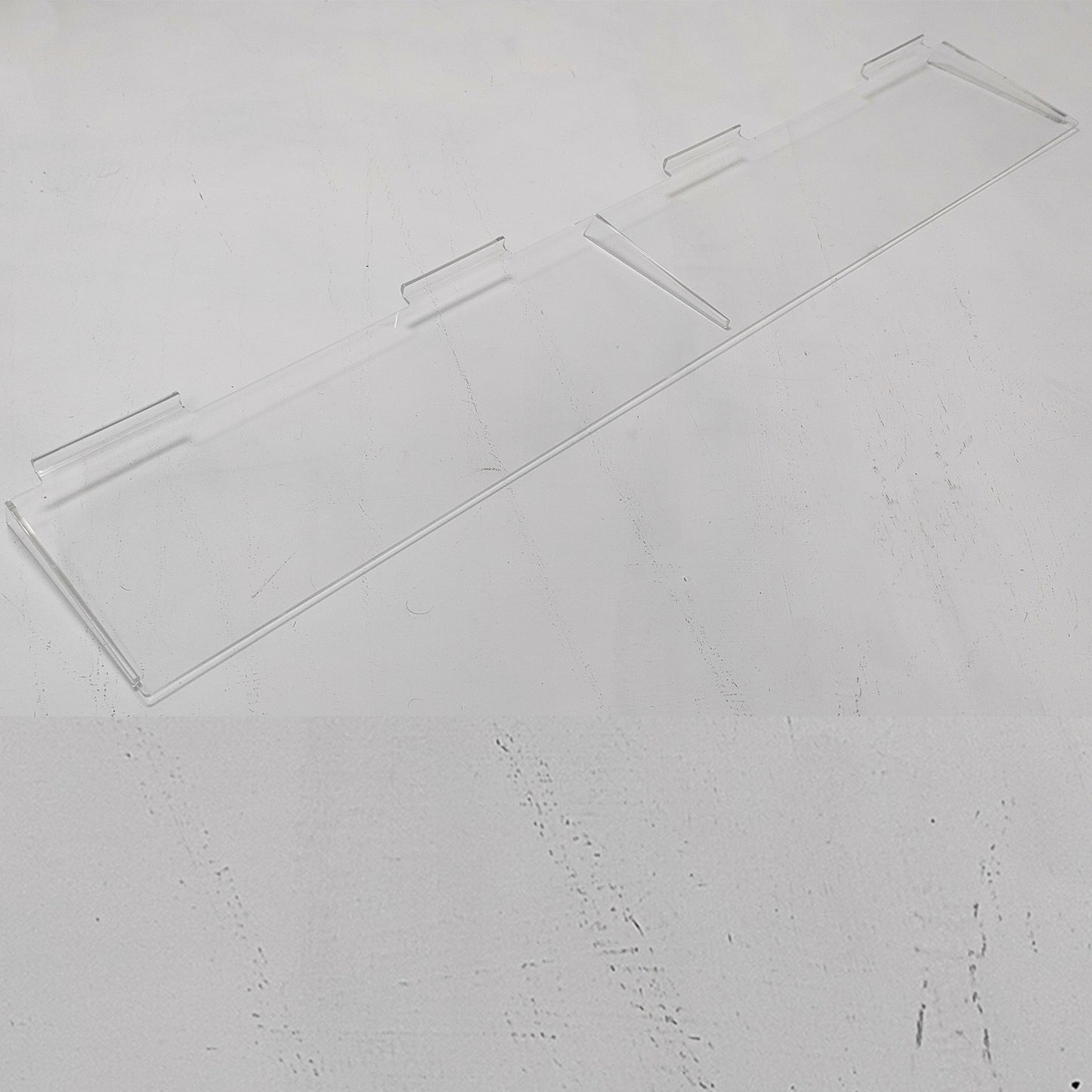 Acrylic Slatwall Shelves for Displaying Mobile Phones Accessories - 120cm Slatboard