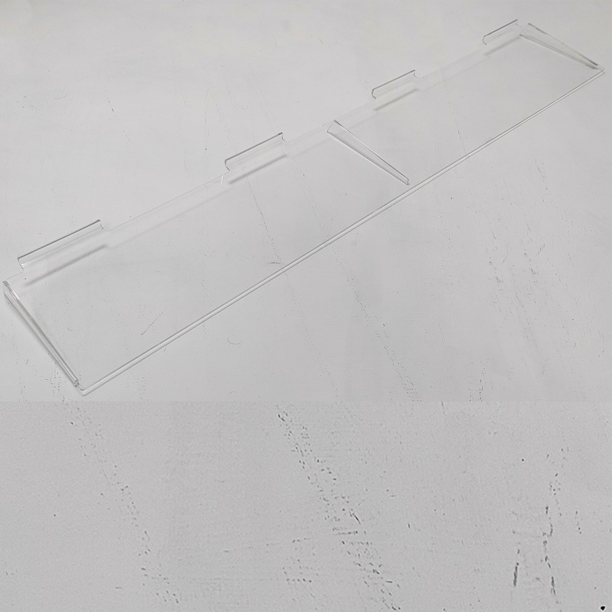 Acrylic Slatwall Shelves for Displaying Mobile Phones Accessories - 120cm Slatboard