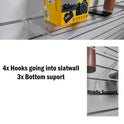 Acrylic Slatwall Shelves for Displaying Mobile Phones Accessories - 120cm Slatboard
