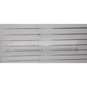 Acrylic Slatwall Shelves for Displaying Mobile Phones Accessories - 120cm Slatboard