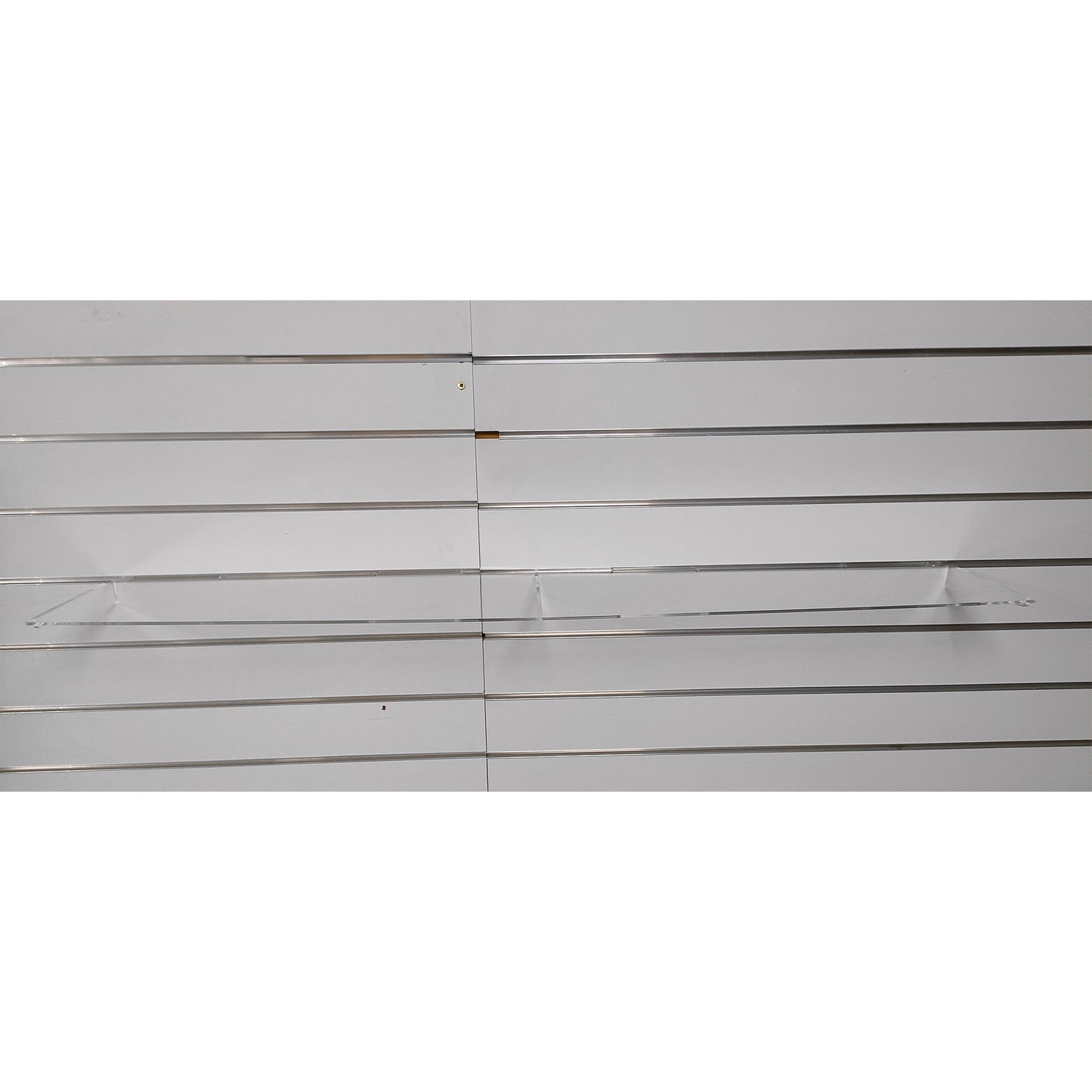 Acrylic Slatwall Shelves for Displaying Mobile Phones Accessories - 120cm Slatboard
