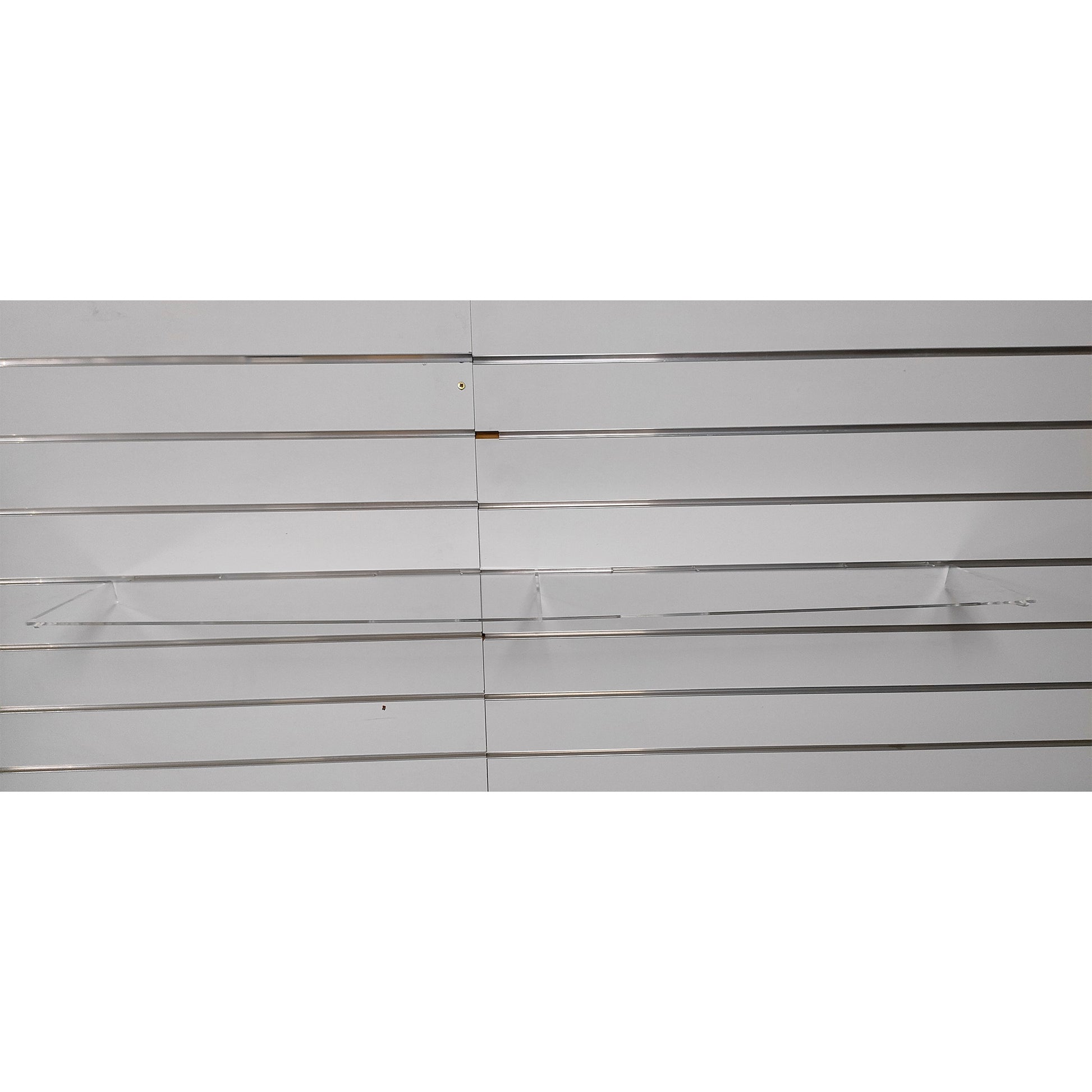 Acrylic Slatwall Shelves for Displaying Mobile Phones Accessories - 120cm Slatboard