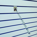 Slatwall Notched Waterfall Arm For Retail Clothes Display