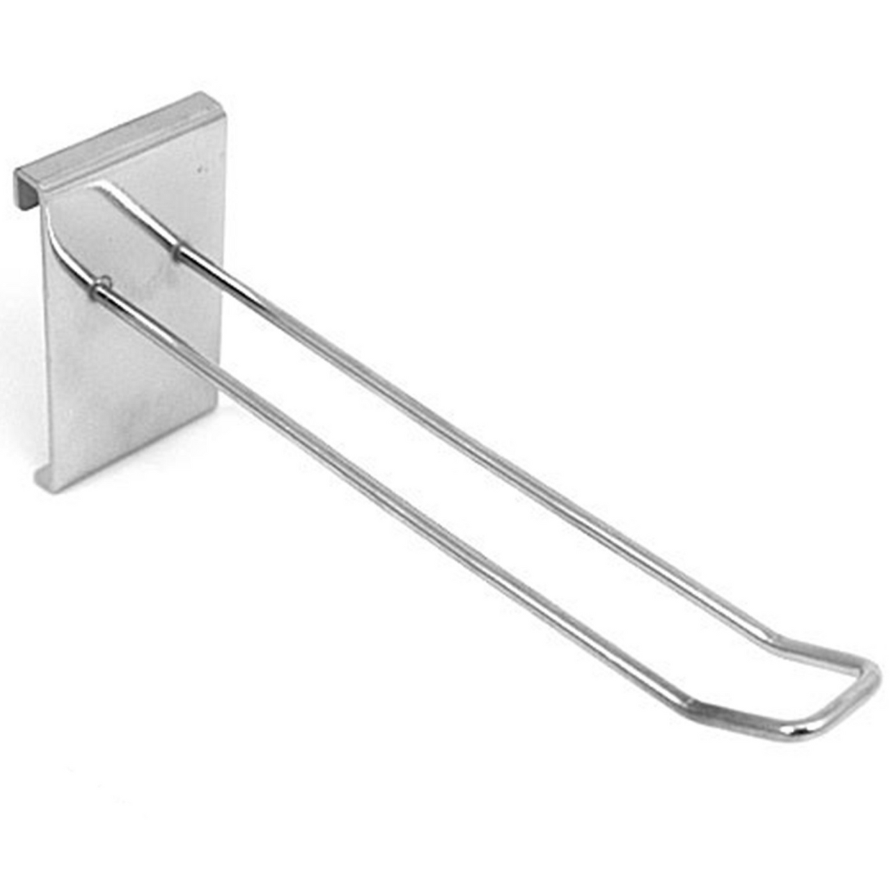 12" Grid mesh Euro Hooks Single Prong Shop Display