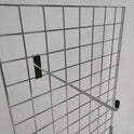 12" Grid Mesh Single Prong Hooks Shop Display (12 Inch)