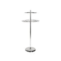 Chrome 2-Tier Revolving Tie And Belt Rail