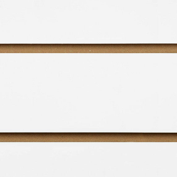 White Slatwall Panel