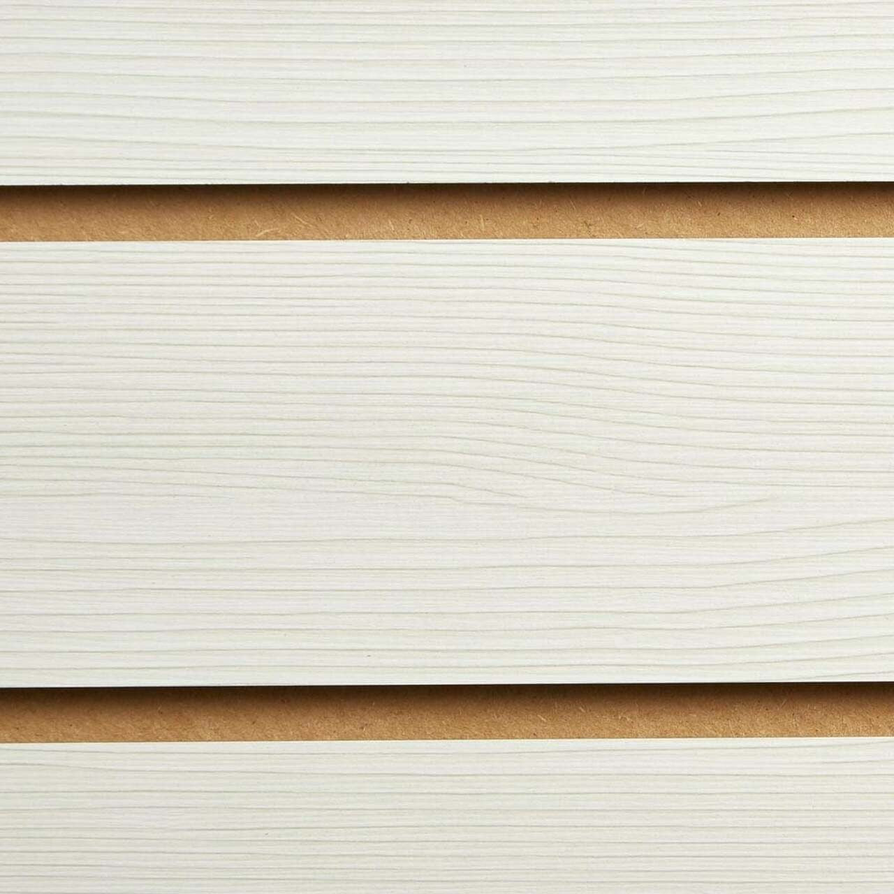 Pino White Slatwall Panel
