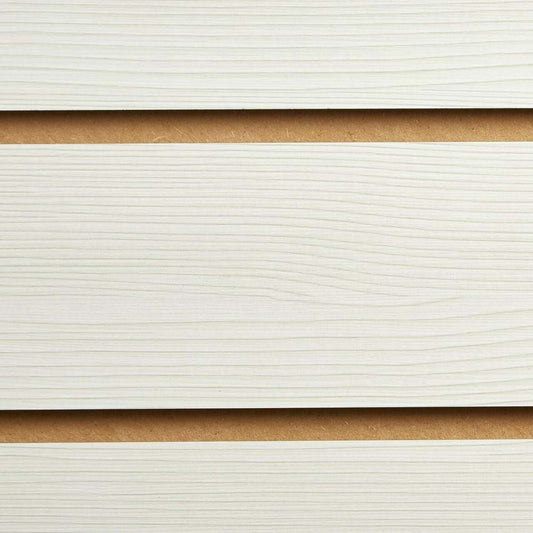 Pino White Slatwall Panel