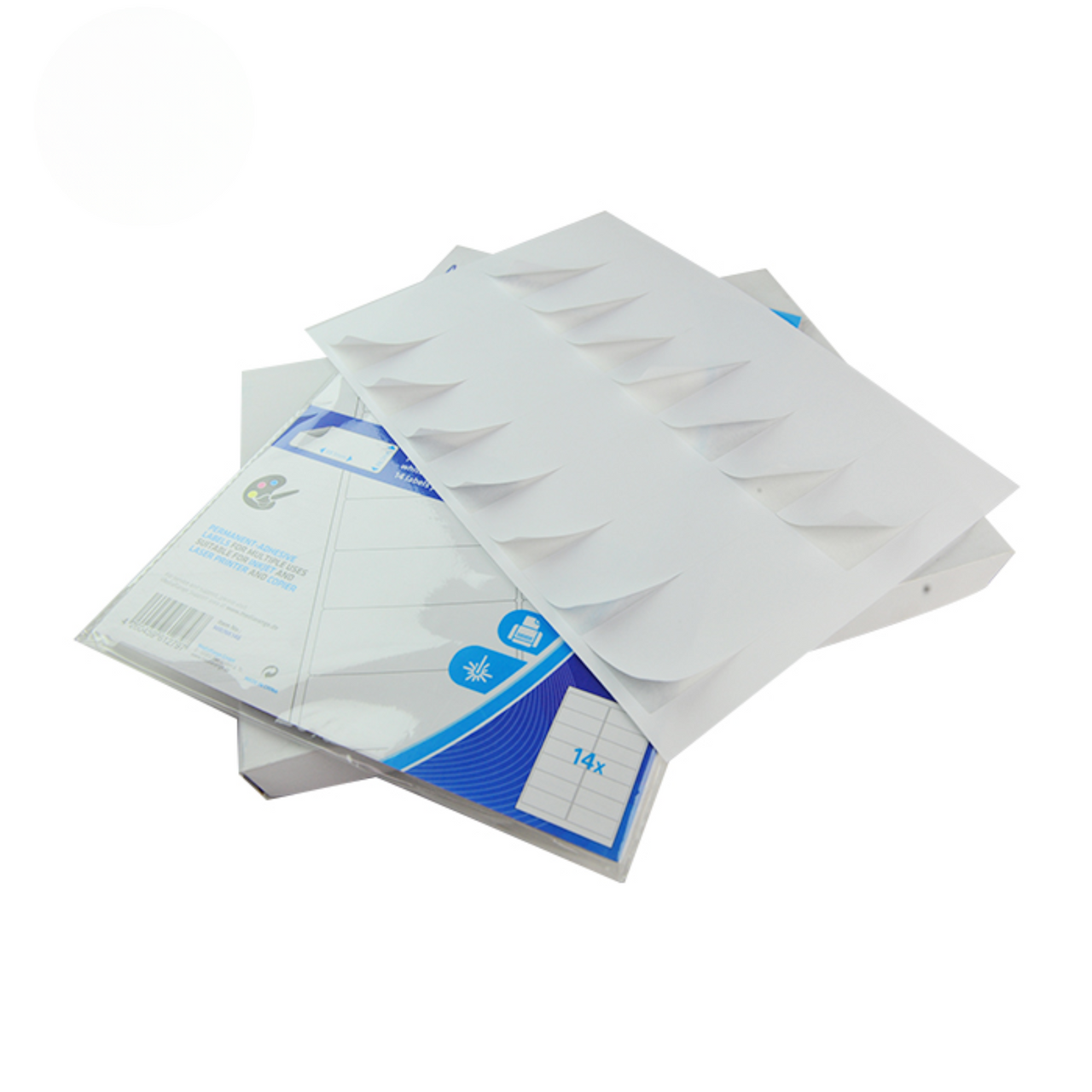 Multi-Purpose A4 White Self-Adhesive Labels 14 Label