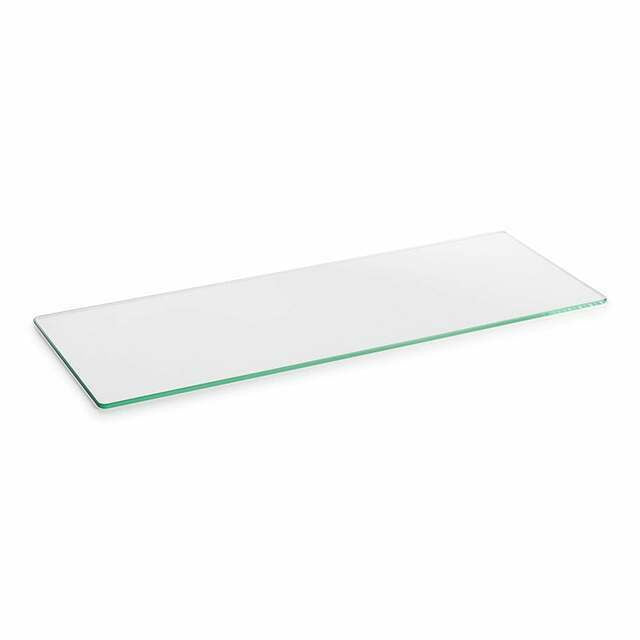 500mm*250mm*6mm-Clear Tempered Glass Shelf Panel Storage Sheet Shelving Display Bathroom Shelves
